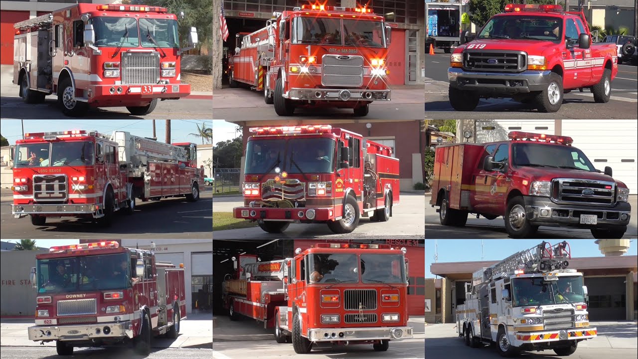 Fire Trucks & EMS Responding Compilation 2023 #14: November Recordings