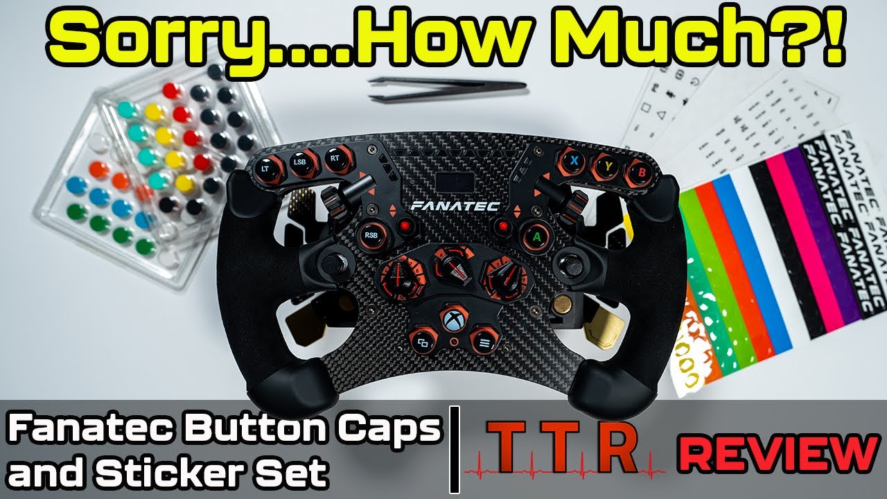 REVIEW - Fanatec Button Caps and Sticker Set