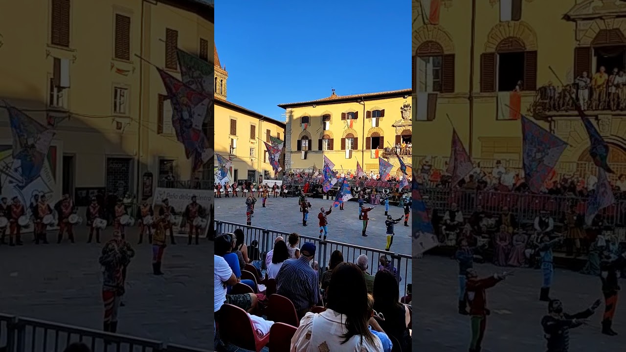 Flag throwing @ Sansepolcro - Palio della Balestra 2021