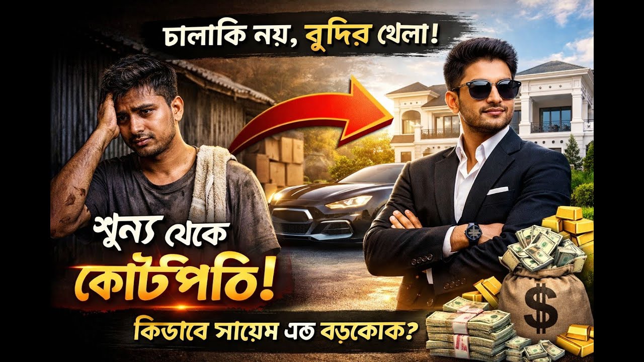 শূন্য থেকে কোটিপতি হওয়ার গল্প