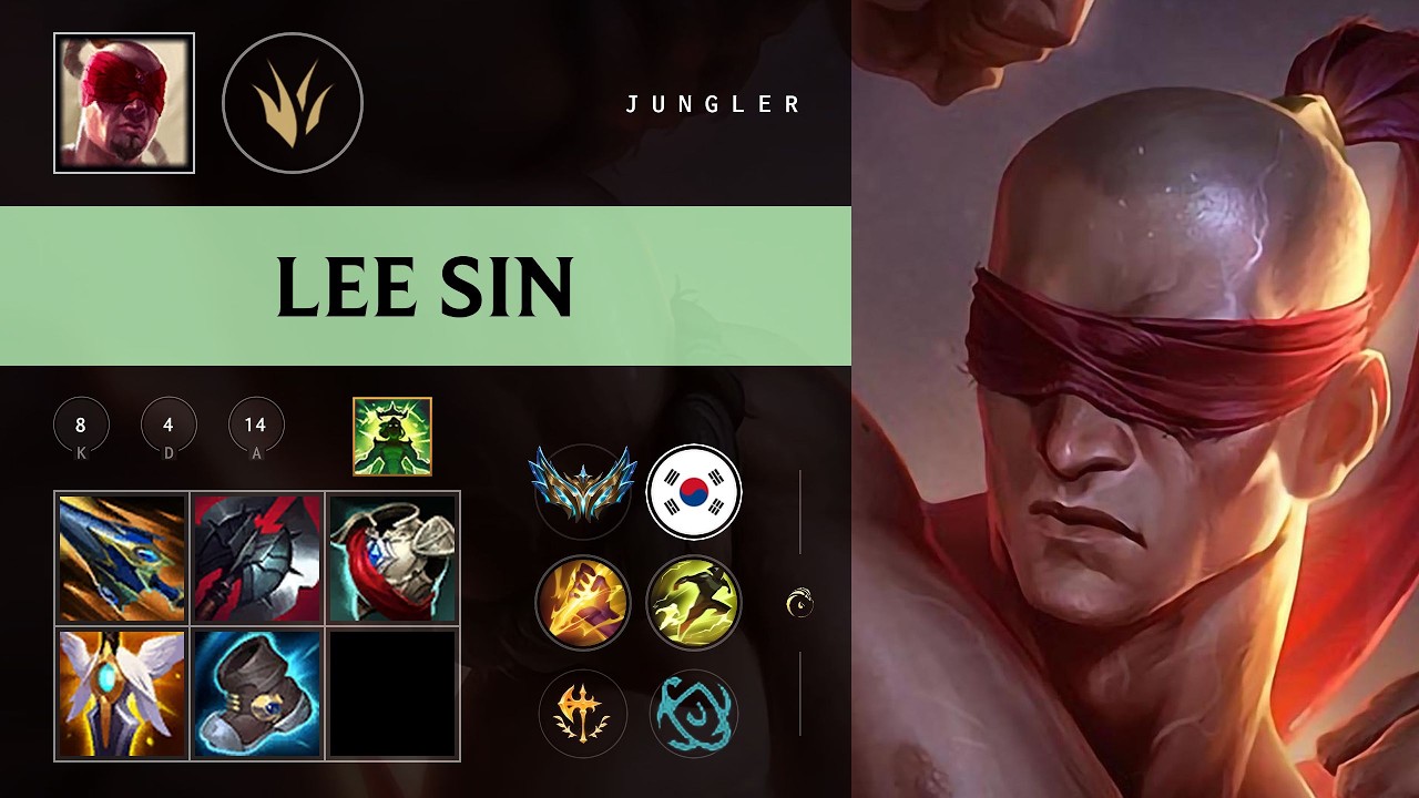 Lee Sin Jungle vs Vi - KR Challenger Patch 26.10