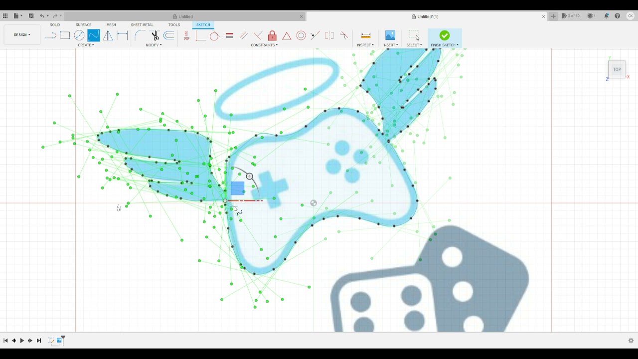 Fusion 360: Canvas Tracing