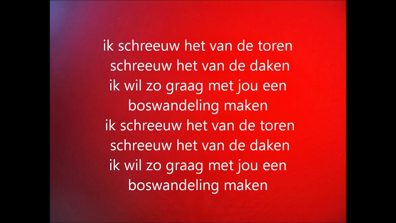 Apres Ski hut - Boswandeling (met tekst)