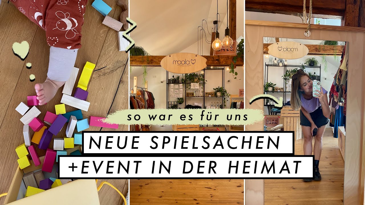 Neue Spielsachen, ein Event in Tübingen + Balkon Makeover | MANDA Vlog