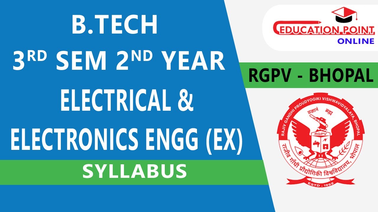 RGPV Electrical & Electronics Engineering (EX) B.Tech 3rd Semester Syllabus