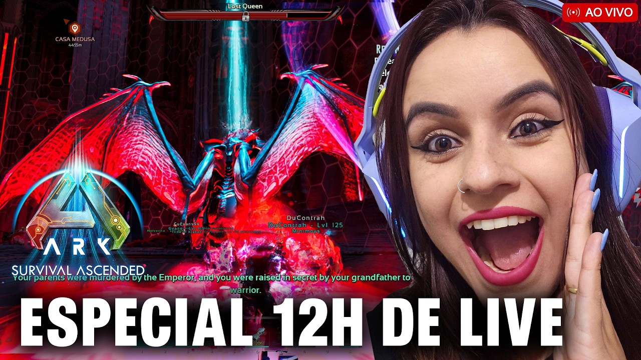 🔴ARK ASCENDED🔴SABADOUU COM ARKZÃO! LIVE ESPECIAL DE 12 HORAS!!! (!pix) (!membro)