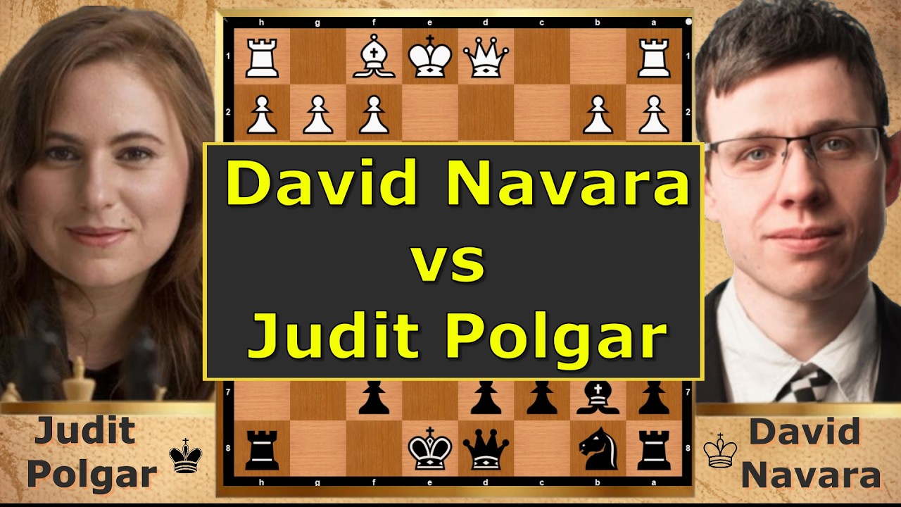 JUDIT POLGAR vs DAVID NAVARA – Rapid Domination! ♟️🔥⚡ #PolgarPower #RapidChess #ChessLegend