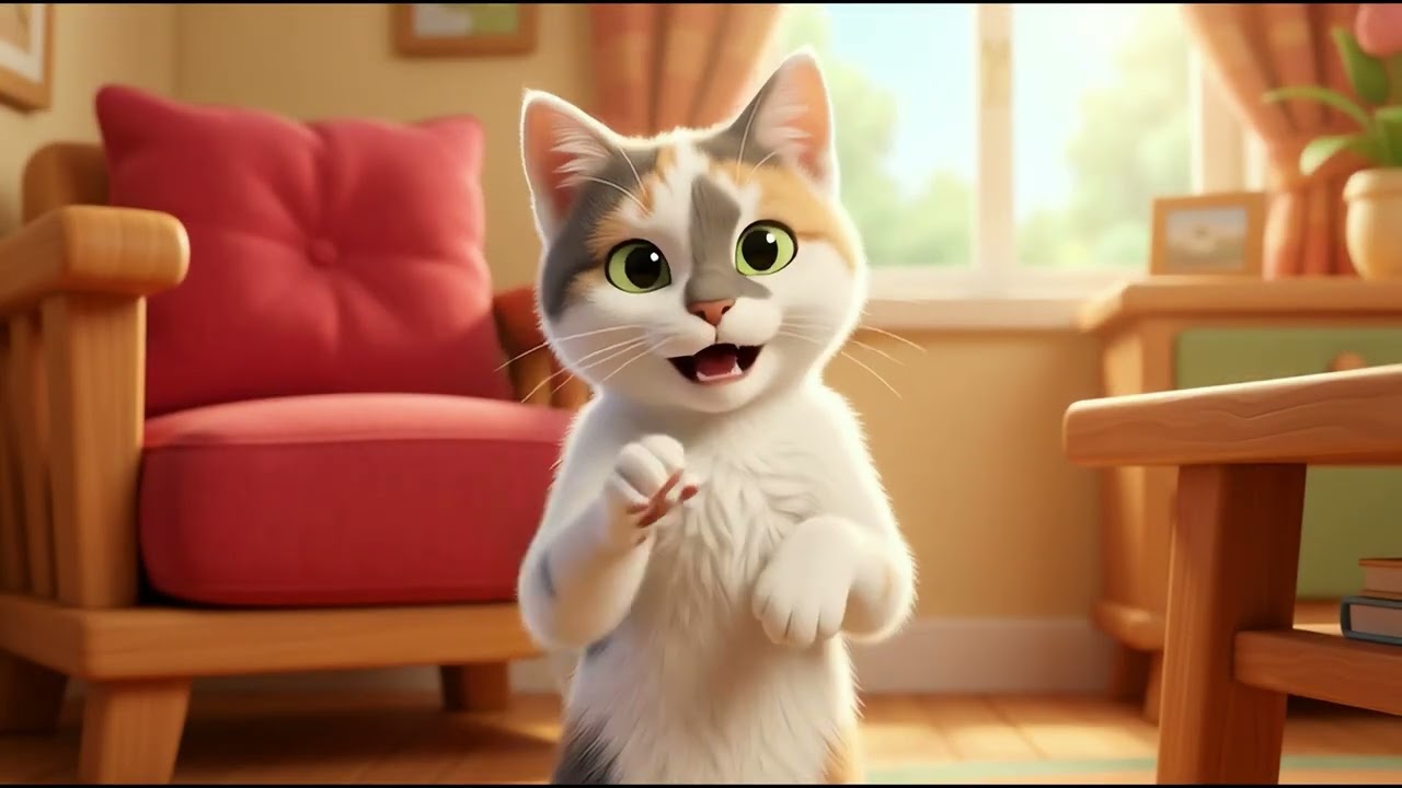 Dansăm cu Pisicuța Firuț 🐱 | Cântecel pentru copii