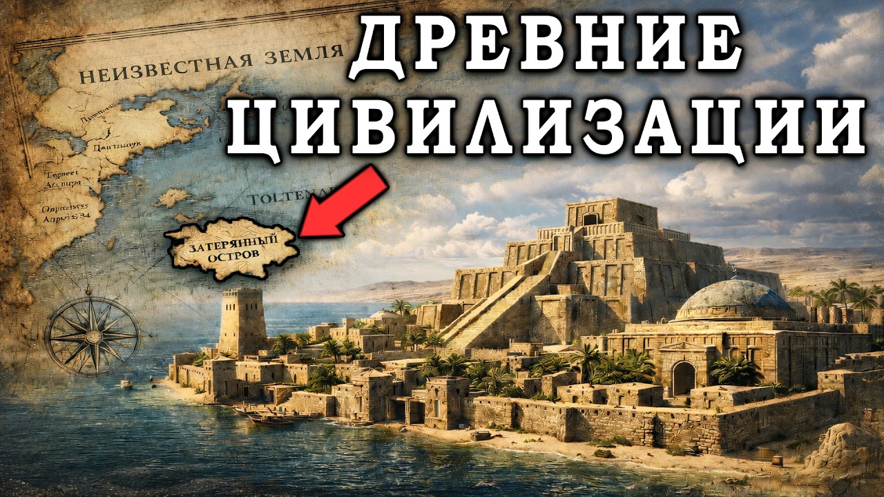16 Древних ЦИВИЛИЗАЦИЙ Древности, Исчезнувшие МИСТИЧЕСКИМ ОБРАЗОМ - загадки Доггерленда и Акротири