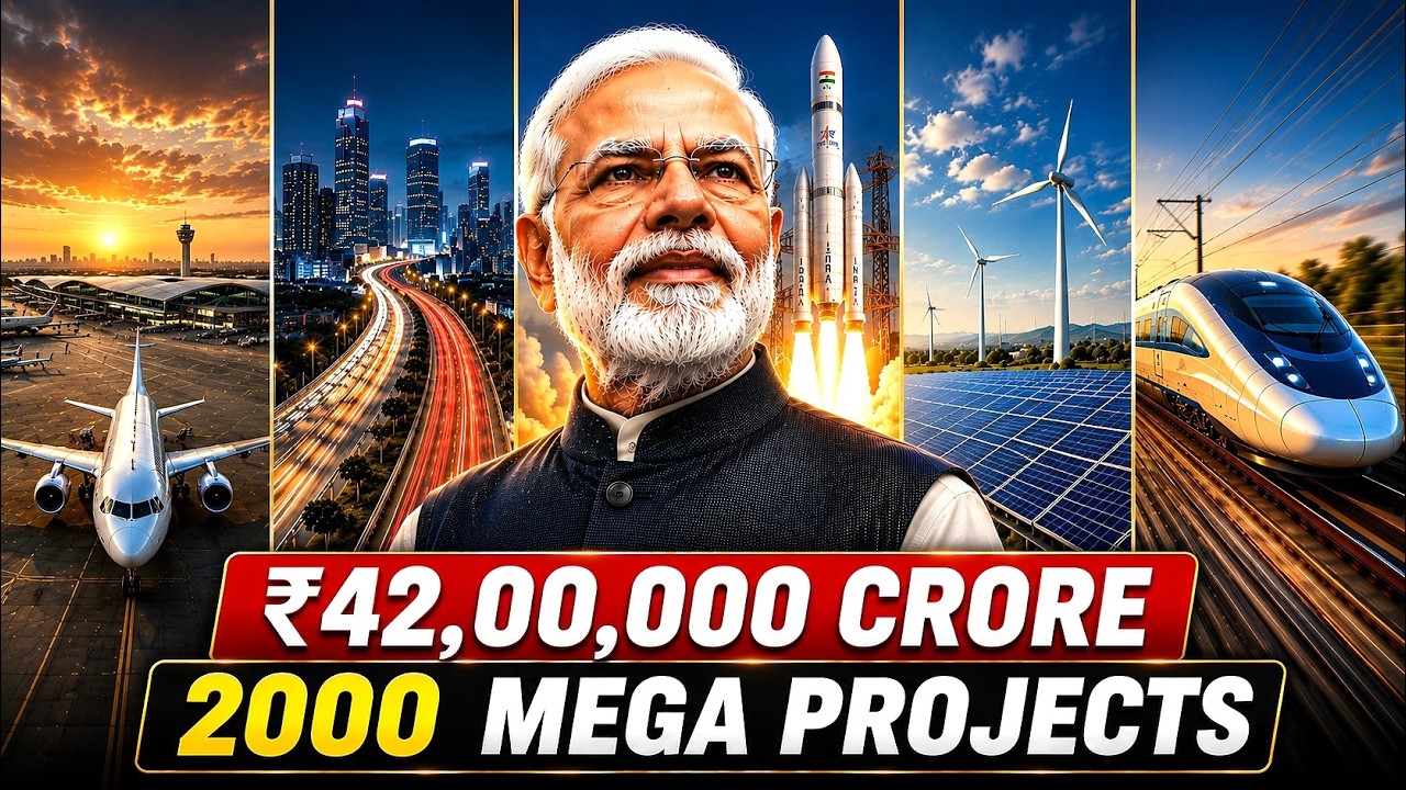 India is Building 2000 Mega Projects: $500 Billion Infrastructure Revolution