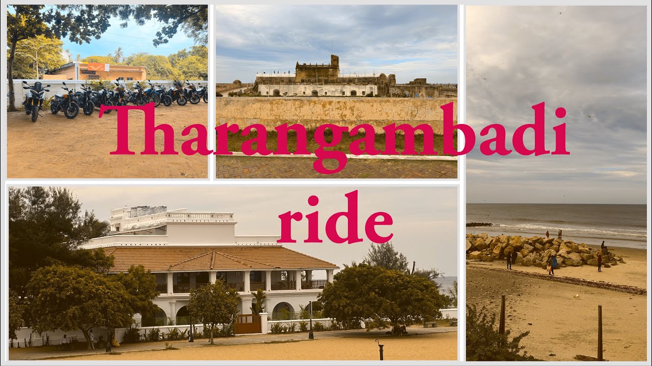 Tharangambadi ride with mercury ducati in under construction new ECR NH32,Stay@bungalow in beach.