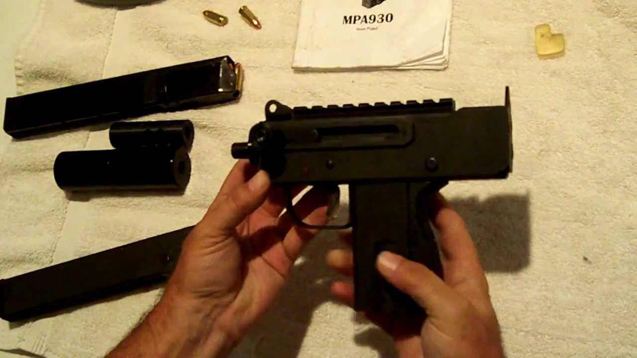 MASTER PIECE ARMS MPA930 MINI MAC 9MM - MAC 11 WITH EXTRAS