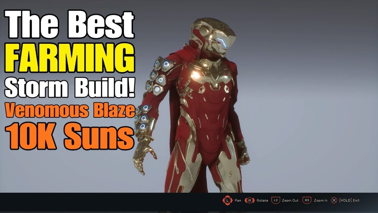 Anthem - The BEST Farming Storm Build! (Venomous Blaze + 10K Suns)