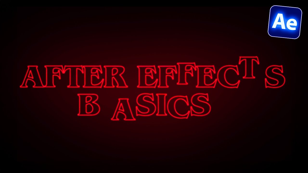 Как сделать анимацию заголовка для сериала &laquo;Очень странные дела&raquo; (урок в After Effects)