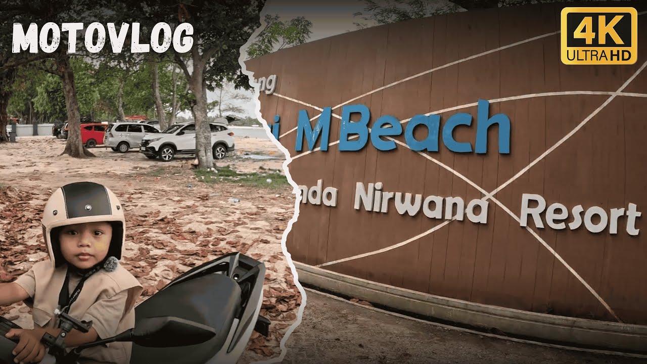 Motovlog Ayah & Uki ke M Beach Kalianda Nirwana Resort