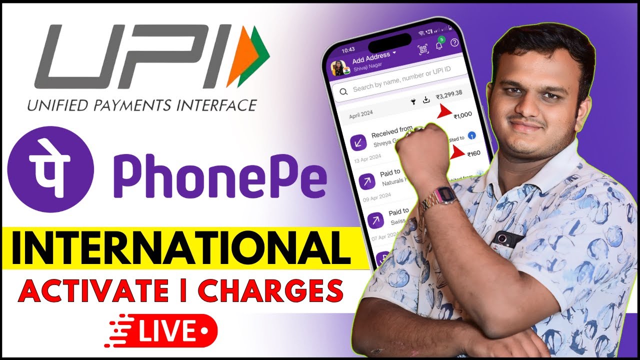 Phonepe UPI International Activate Charges | Phonepe International Transfer