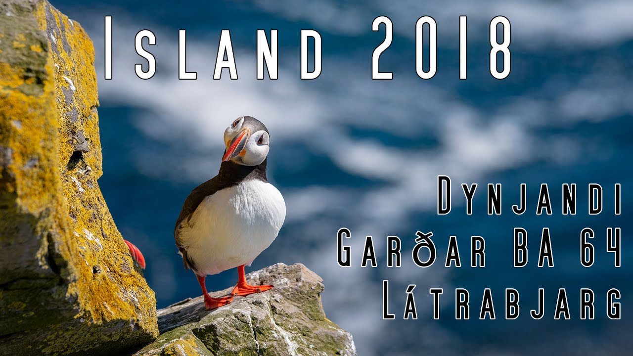 ...eine Reise. Island 2018. Westfjorde, Dynjandi, Garðar BA 64, Látrabjarg