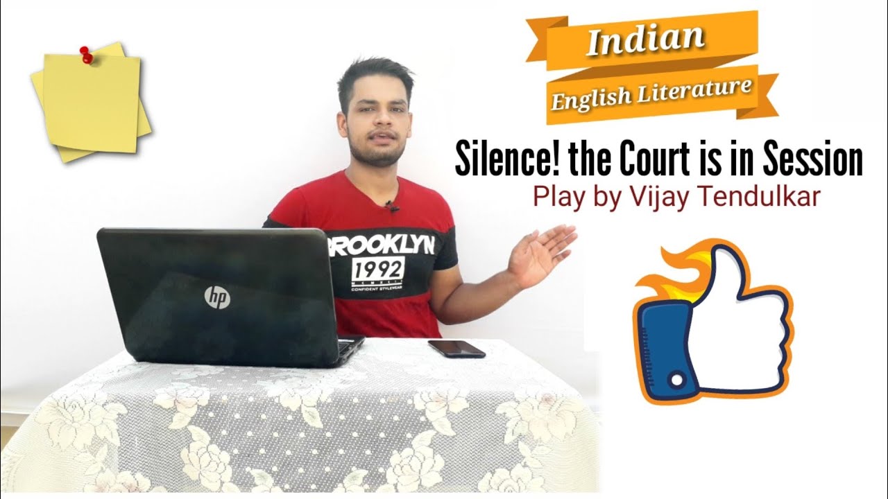 Silence! the Court is in Session Play by Vijay Tendulkar in Hindi summary Explanation