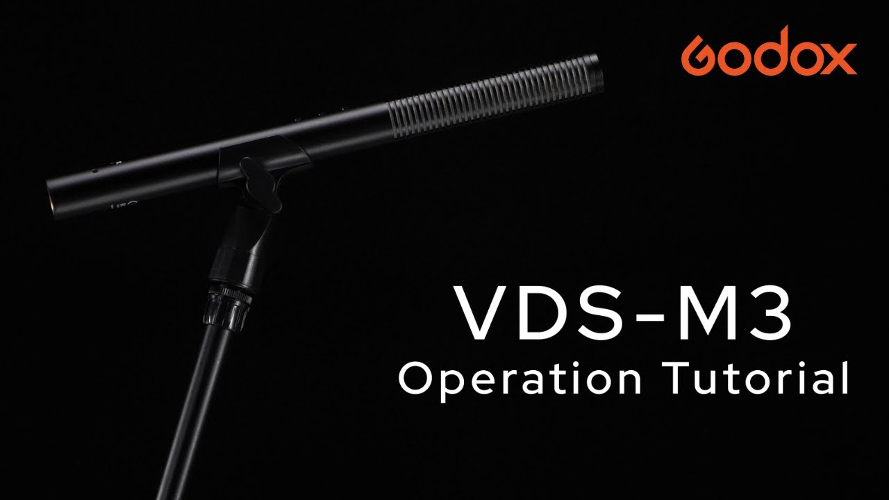 Godox VDS-M3 Shotgun Microphone | Operation Tutorial