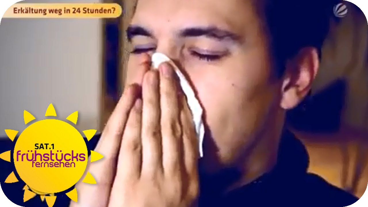 Erkältung weg in 24 Stunden? | SAT.1 Frühstücksfernsehen
