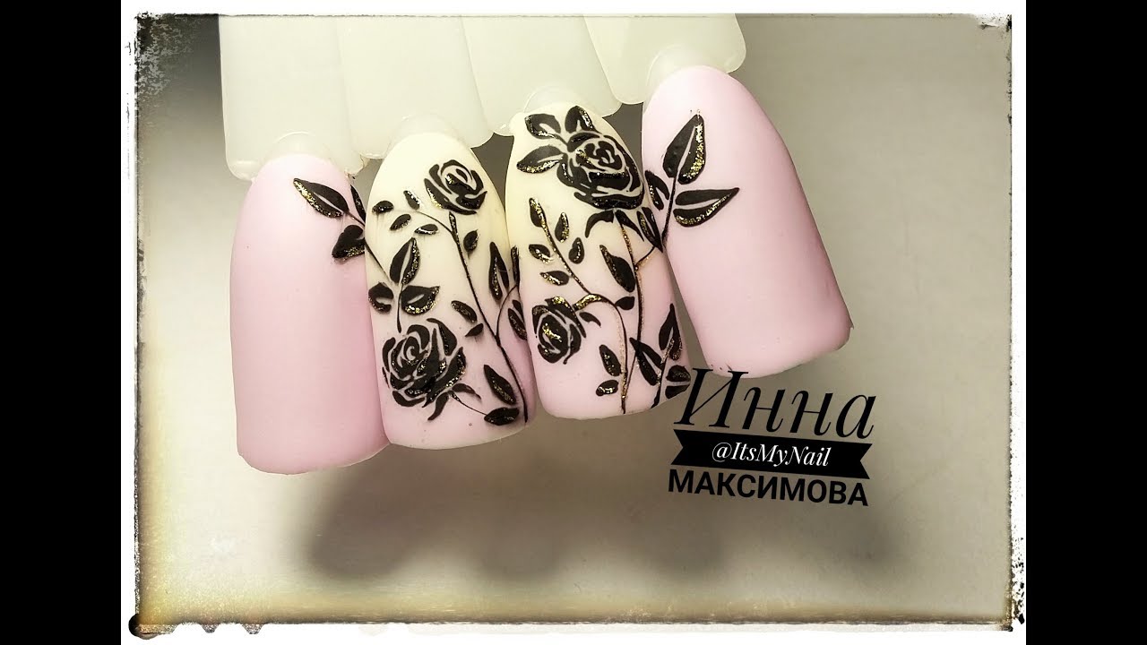 🌺 НЕЖНЫЙ дизайн ногтей гель лаком 🌺 РОЗЫ на ногтях 🌺 ЦВЕТЫ на ногтях 🌺 АЛЛЕРГИЯ на гель лак 🌺