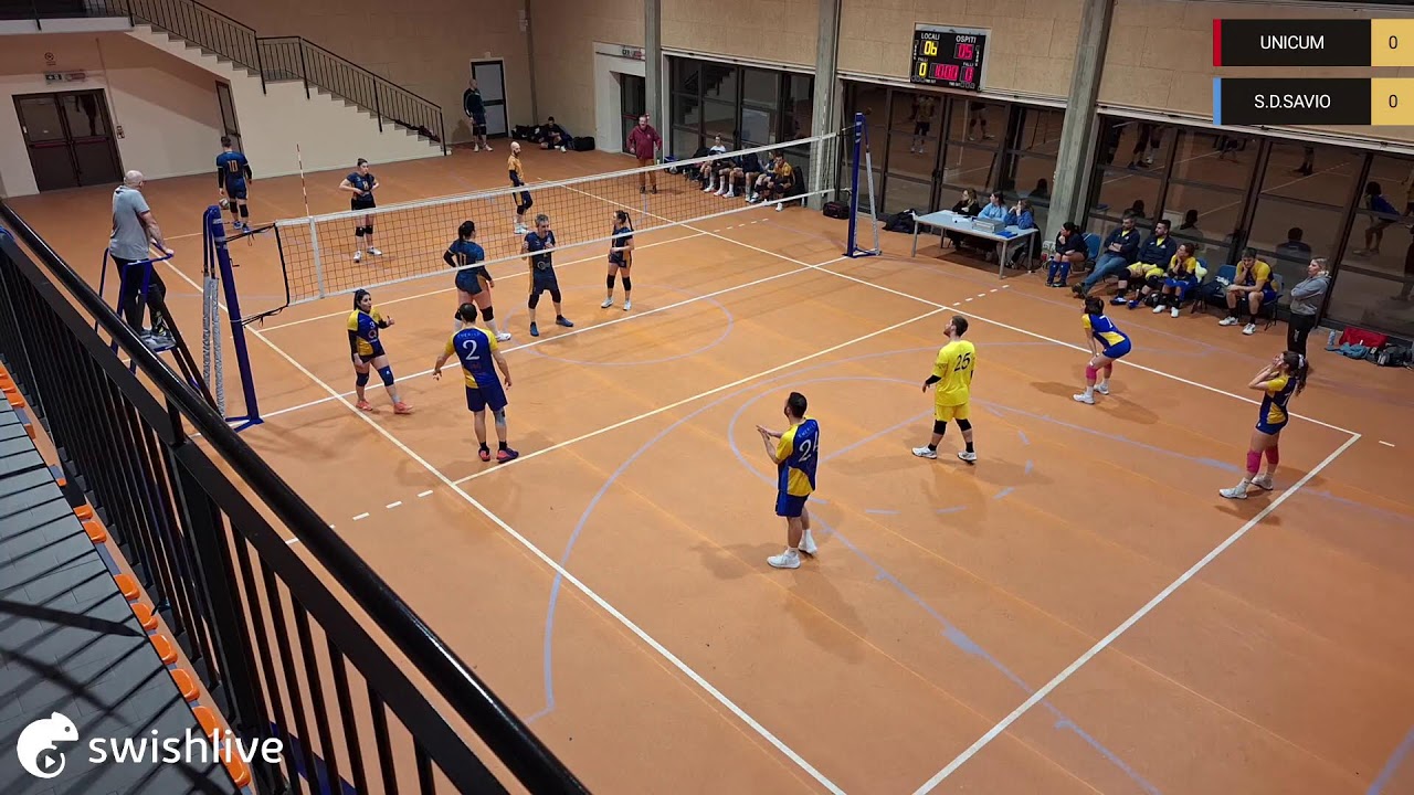 Basato in diretta sull'app Swish Live
UNICUM VS S.D.SAVIO