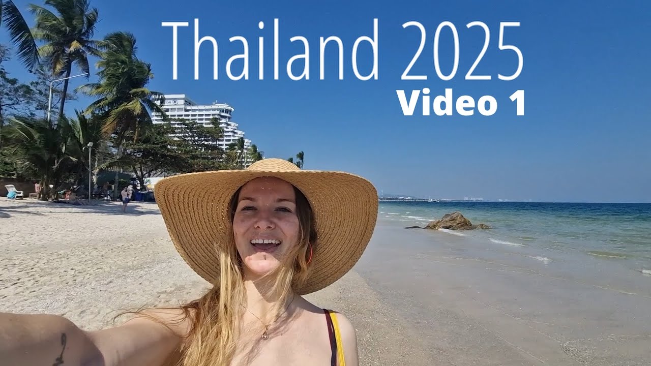 Thailand - resdag & en dag i HUA HIN. frans förlängning, bada i havet med mera.