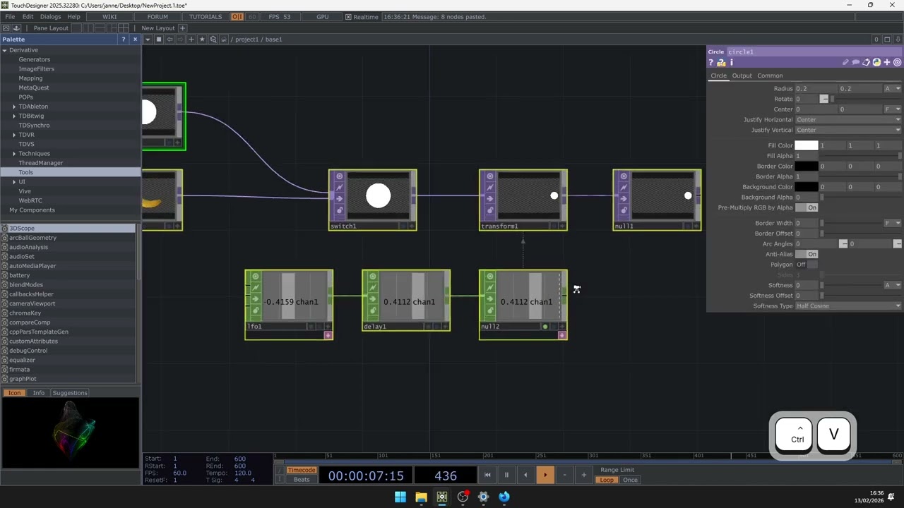 [TouchDesigner] Introduction into TouchDesigner - TOP/Chop