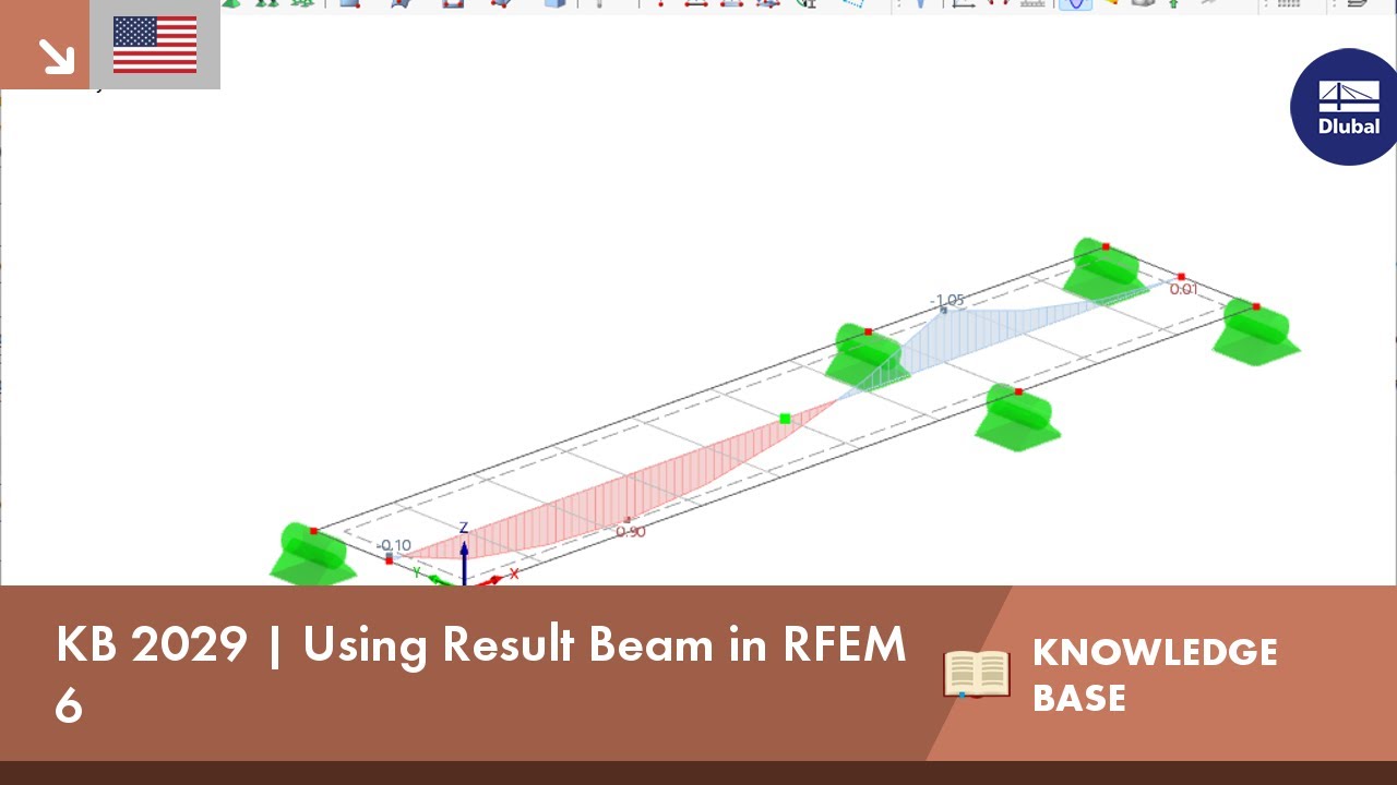 Using Result Beam in RFEM 6