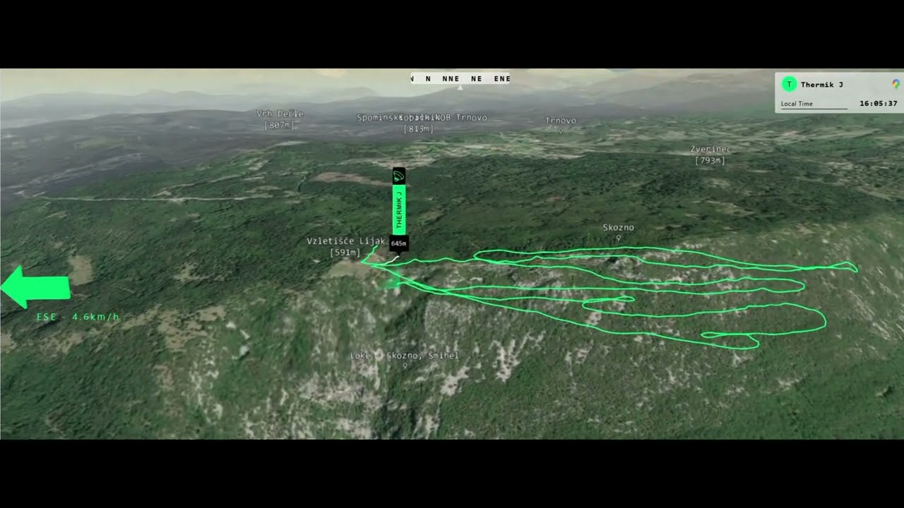 Mein B Schein Streckenflug am Lijak Slowenien 01 09 2025