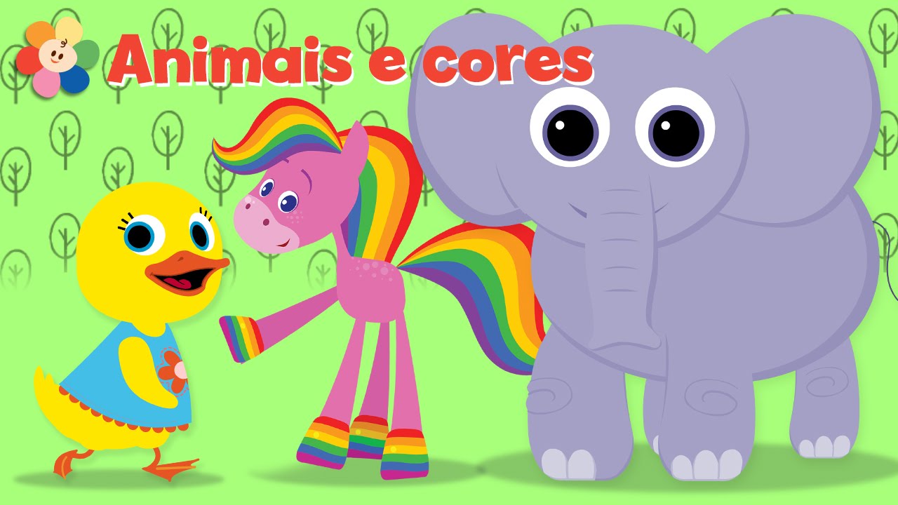 Colorir para Crianças | Colorir Animais | O Cavalo do Arco-Íris | BabyFirst
