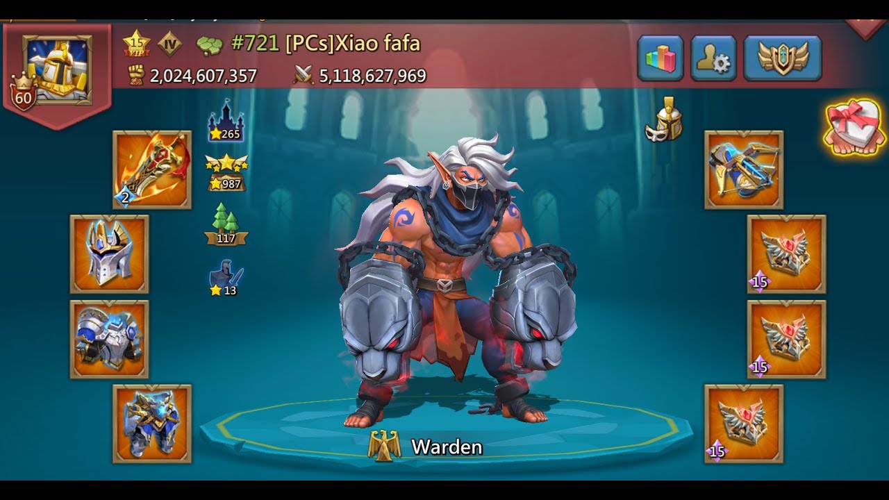 Lords Mobile Emperor War in Chaos-Arena POV: Xiao fafa (tris)