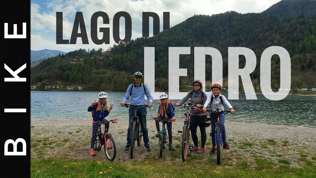 Lago di Ledro in bici con i bambini - pedalata nella natura | Family Bike Tour #4