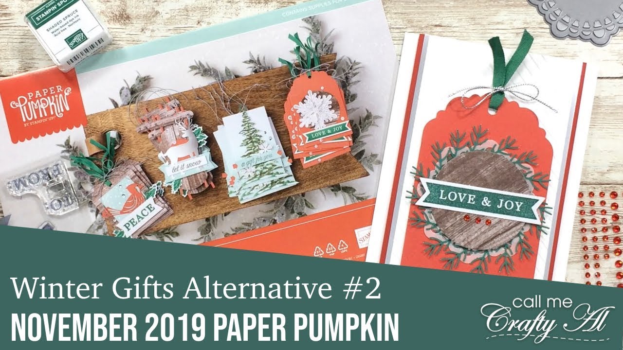 Alternative 2 | November 2019 Paper Pumpkin Kit | Winter Gifts