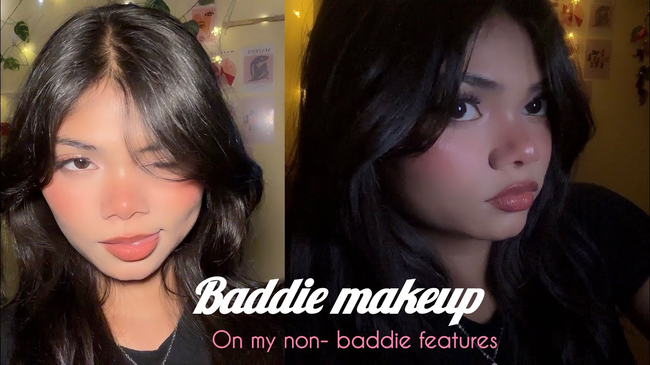 Turning My Non-Baddie Face into a Full Baddie Glam ✨❤️‍🔥