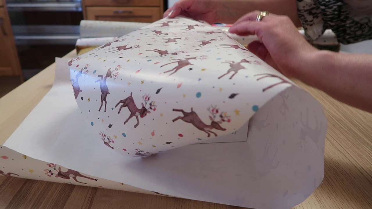 ASMR Present Wrapping - crinkles and sellotape sounds (No talking)