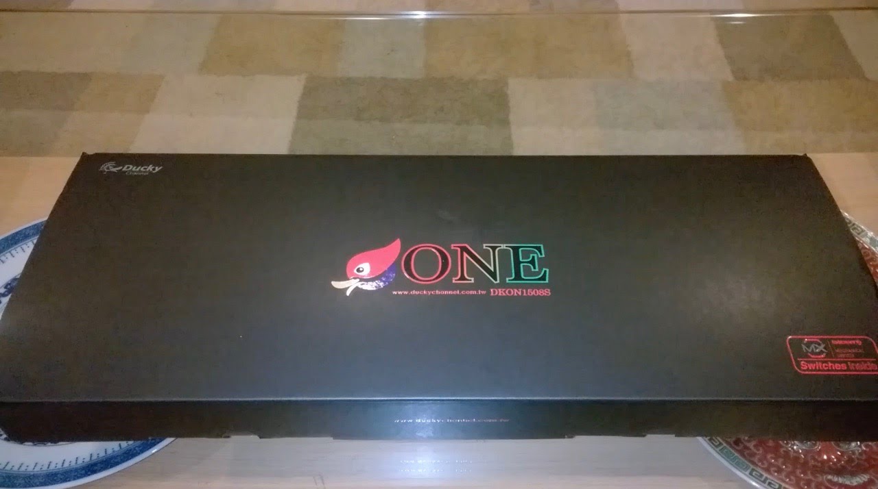 Ducky ONE Keyboard unbox and overview Cherry MX Blue