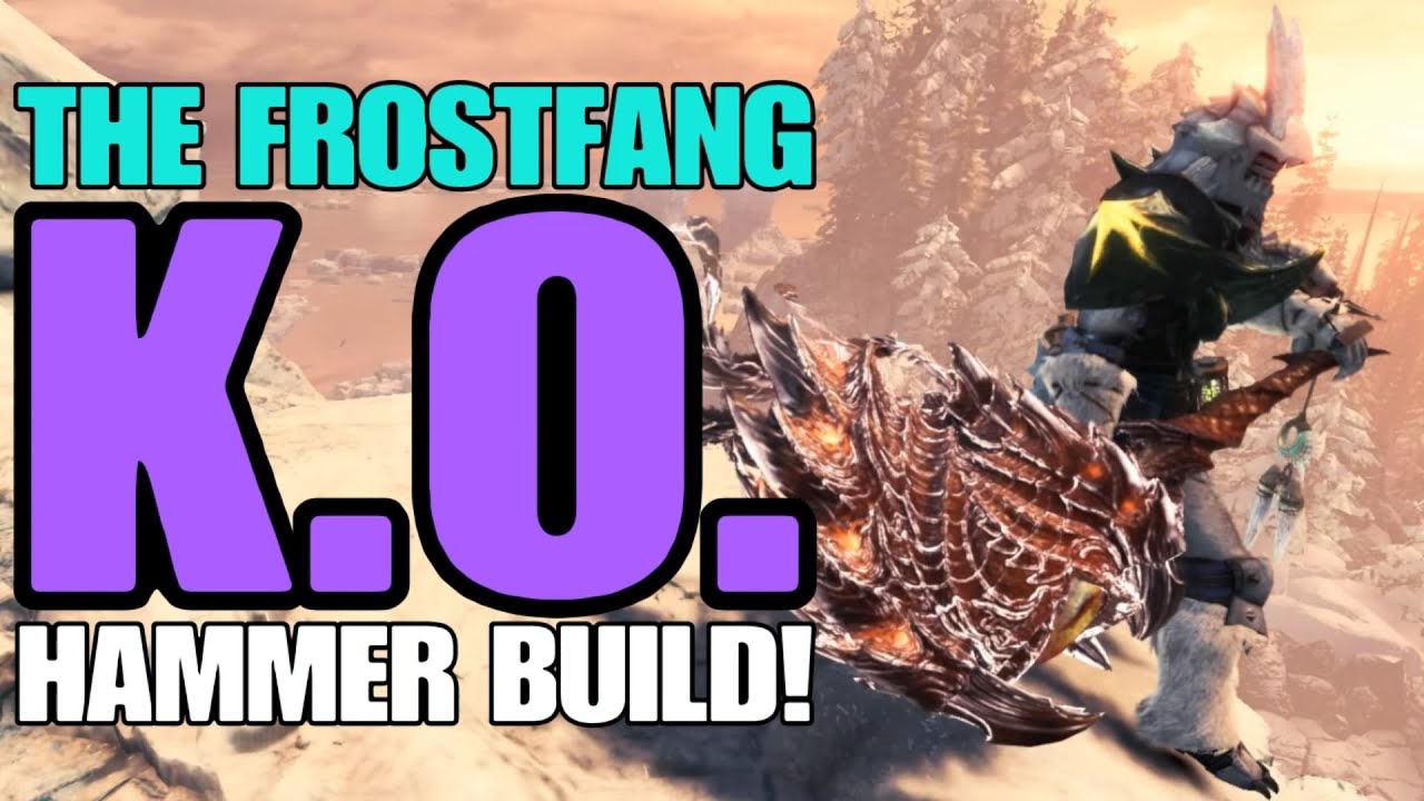 MHW: Iceborne - The Frostfang K.O. Hammer Build! (Safi's Shattercrusher)