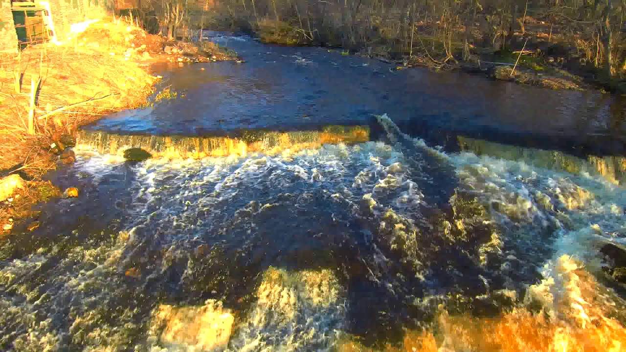 Сланцевский водопад. Аэросъемка