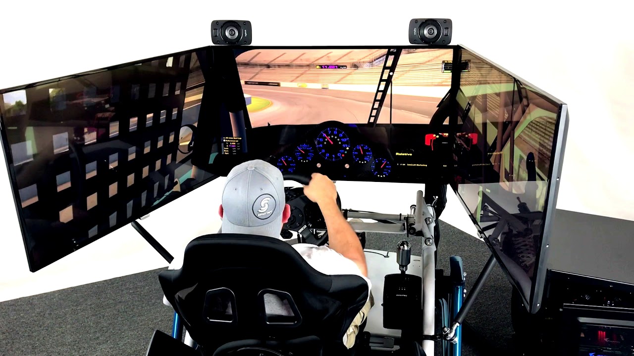 (LEGACY 2019) - APEX2 CT Motion Simulator from SimCraft, Racing Simulator running iRacing