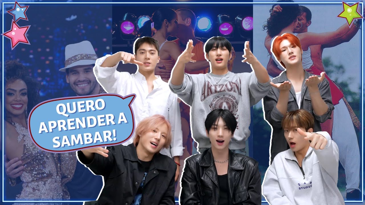 GRUPO DE KPOP REAGE A DANÇAS BRASILEIRAS (COM JUST B)