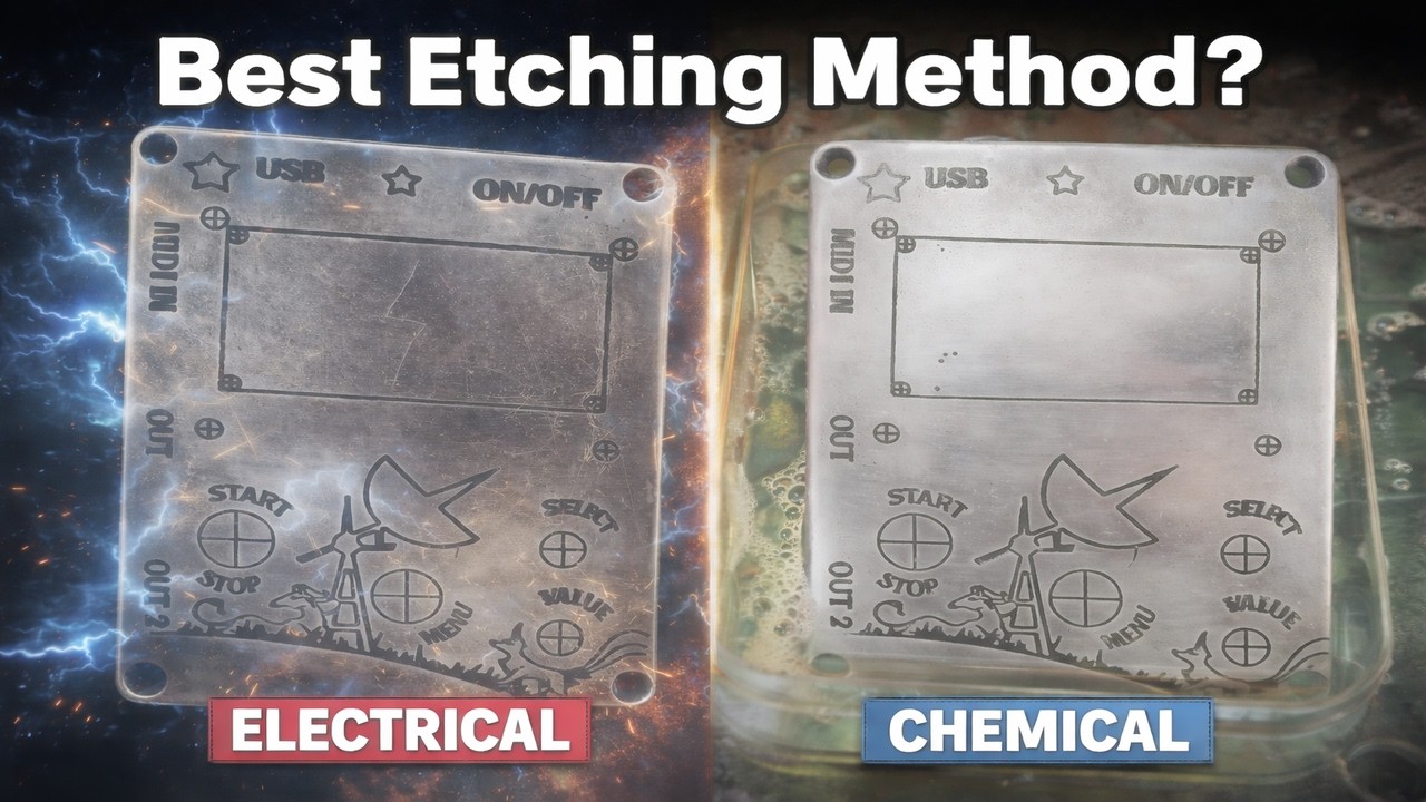Chemical vs Electrical aluminum etching - Which is best