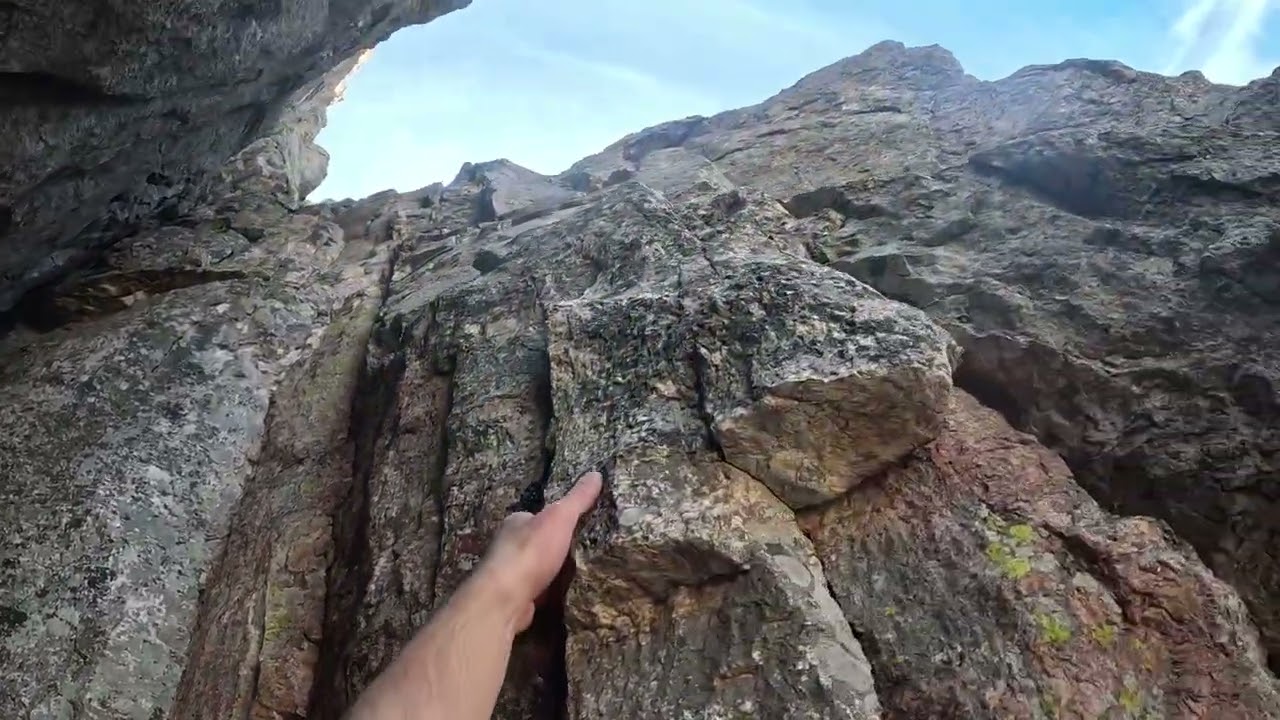 Climbing Miss Gultch (5.7) at Munchkinland Area Mount Lemmon