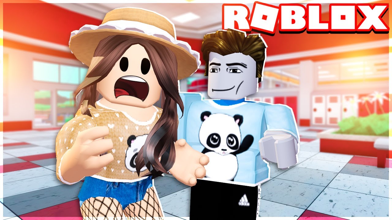 MIN KÆRESTE VISER MIG RUNDT PÅ MIN NYE SKOLE! | Roblox: Robloxian High School dansk