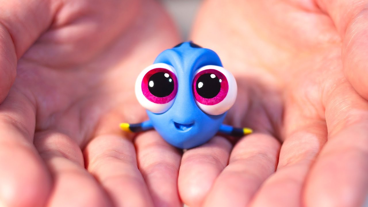 클레이로 아기 도리 만들기 | Making baby Dory with clay