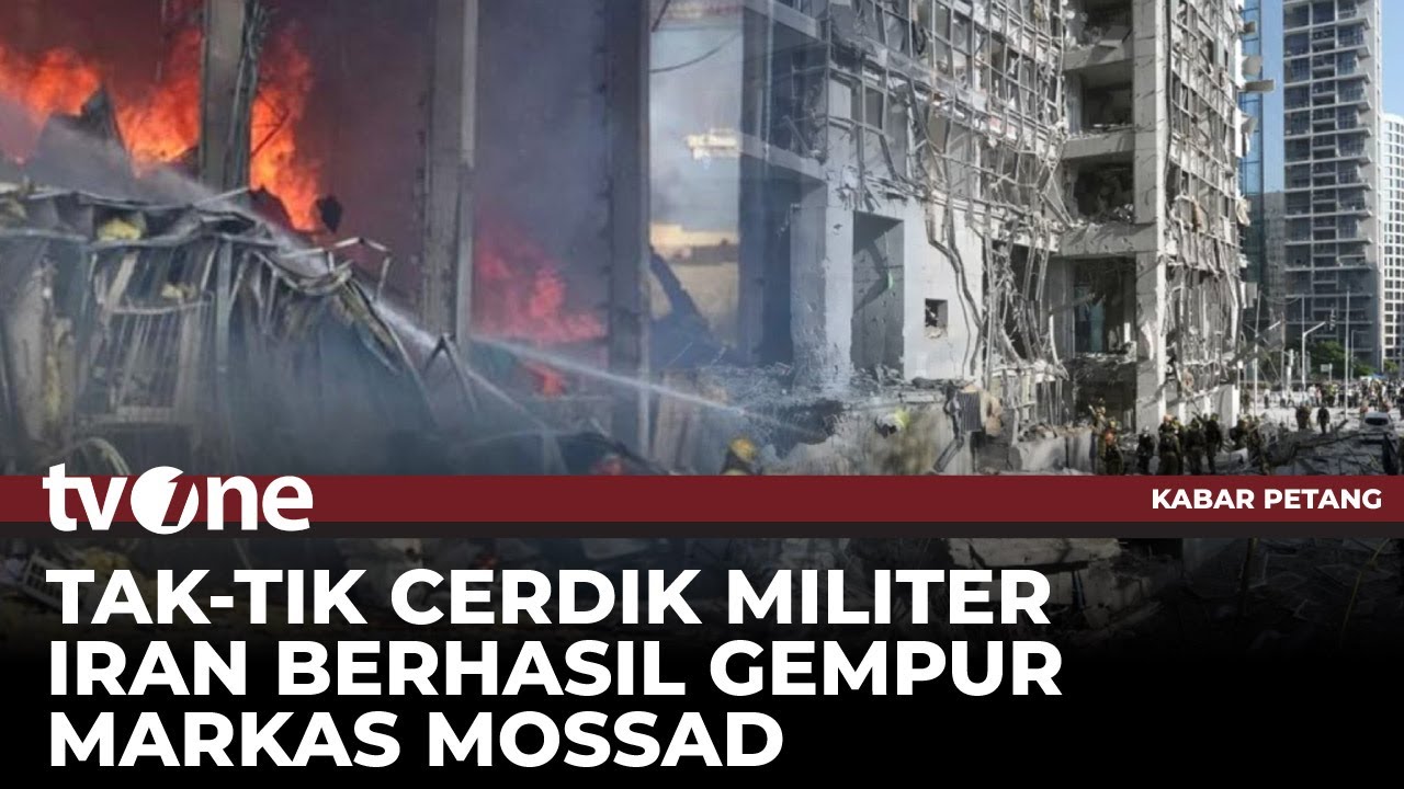 Irone Dome Jebol! Iran Berhasil Rudal Markas Mossad dan Ibu Kota Israel | Kabar Petang tvOne