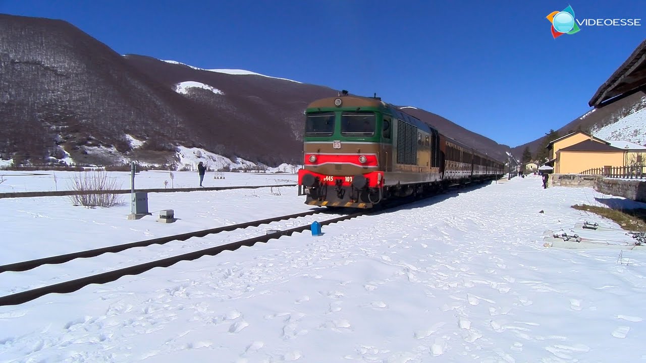 Treno storico invernale 