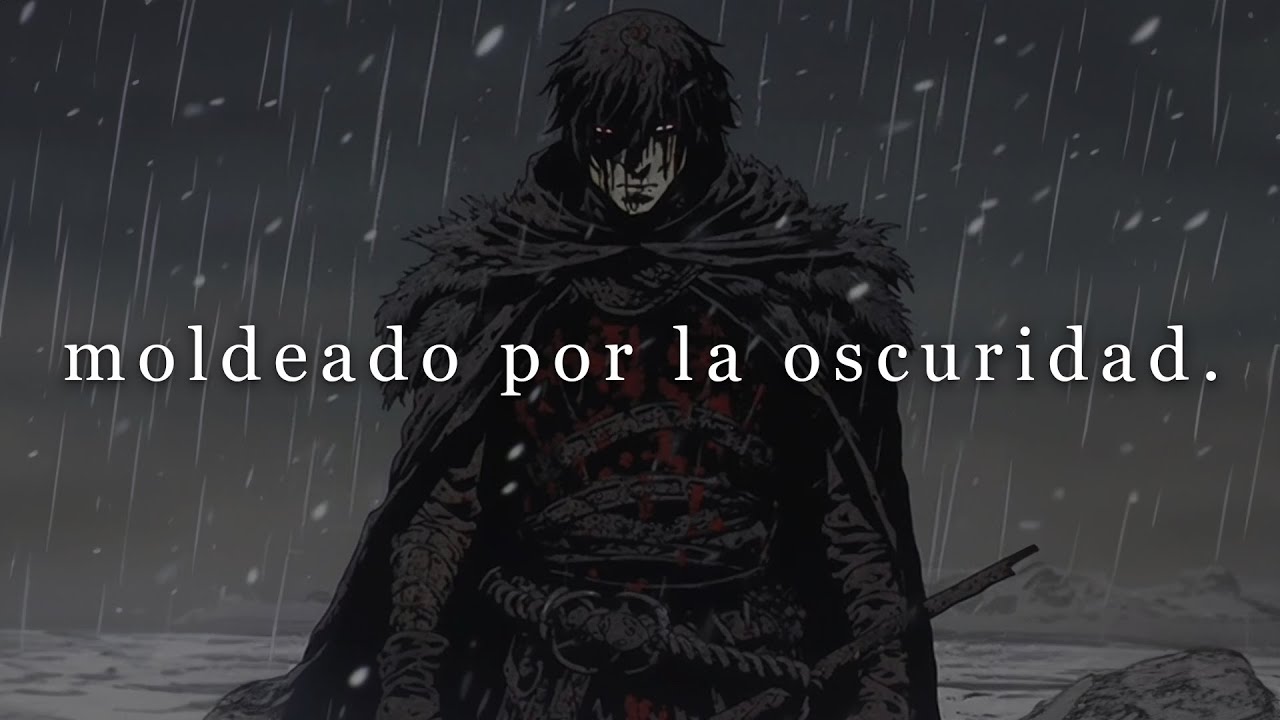 moldeado por la oscuridad.