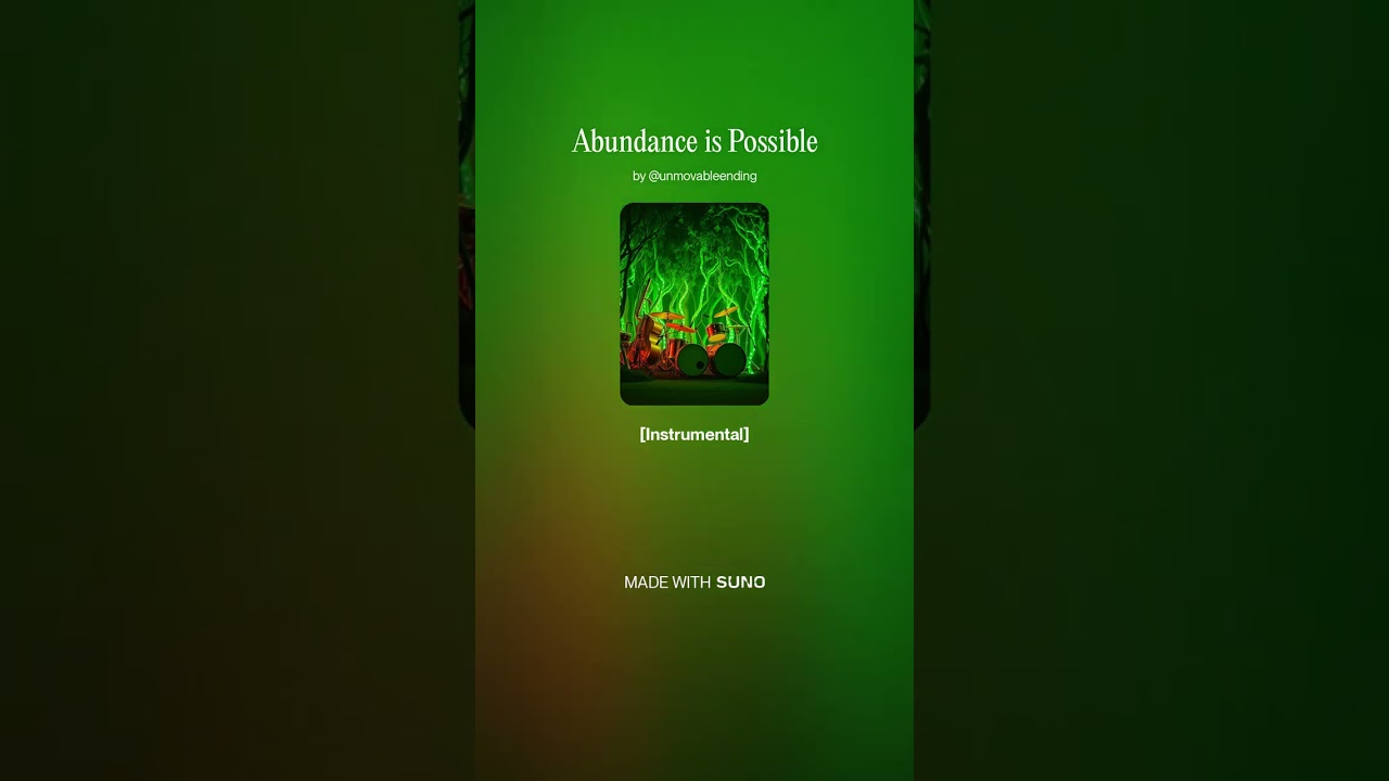 Abundance is Possible 4 - Instrumental #AI​ #Song​ by #Suno​ #music​ #newmusic​