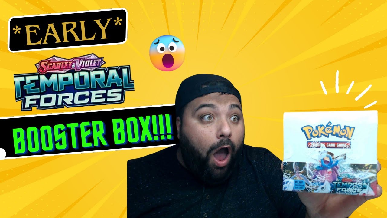 Opening an EARLY BOOSTER BOX OF TEMPORAL FORCES!!- Shuffle TCG